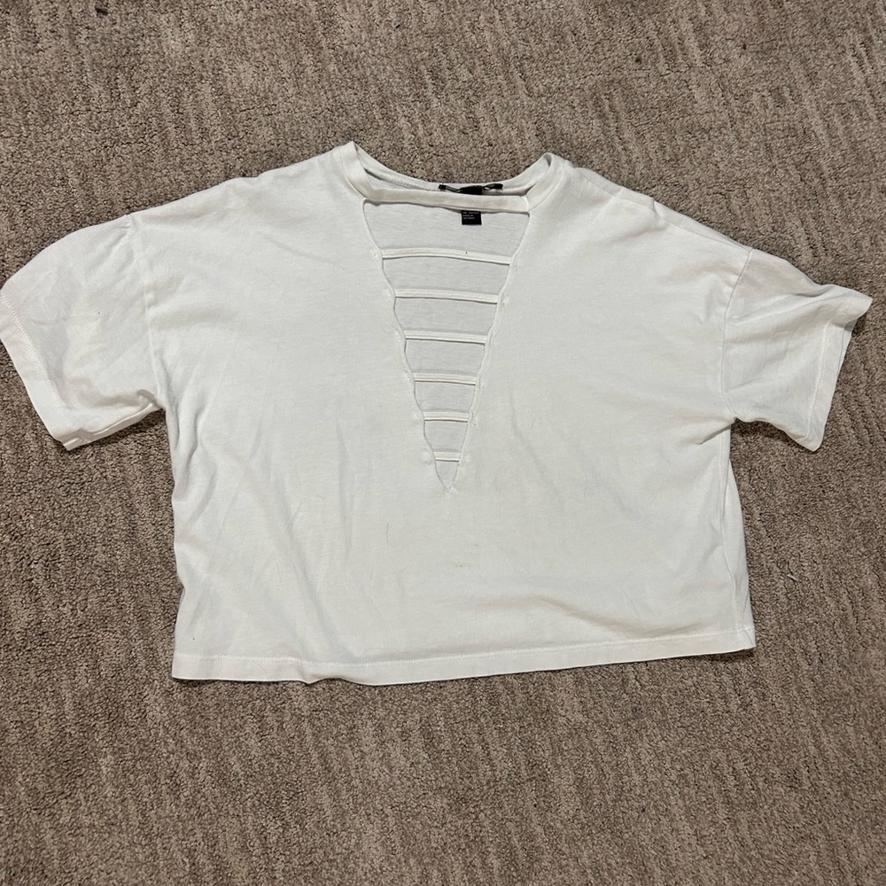 Forever 21, cropped tee.